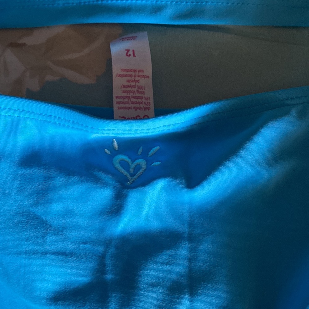 2 new girls bathing swimsuit mermaid justice blue clothing bundle 12 vintage NWT - Picture 11 of 12